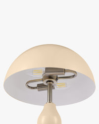 Lampe de table Powers - Beige Satiné