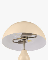 Lampe de table Powers - Beige Satiné