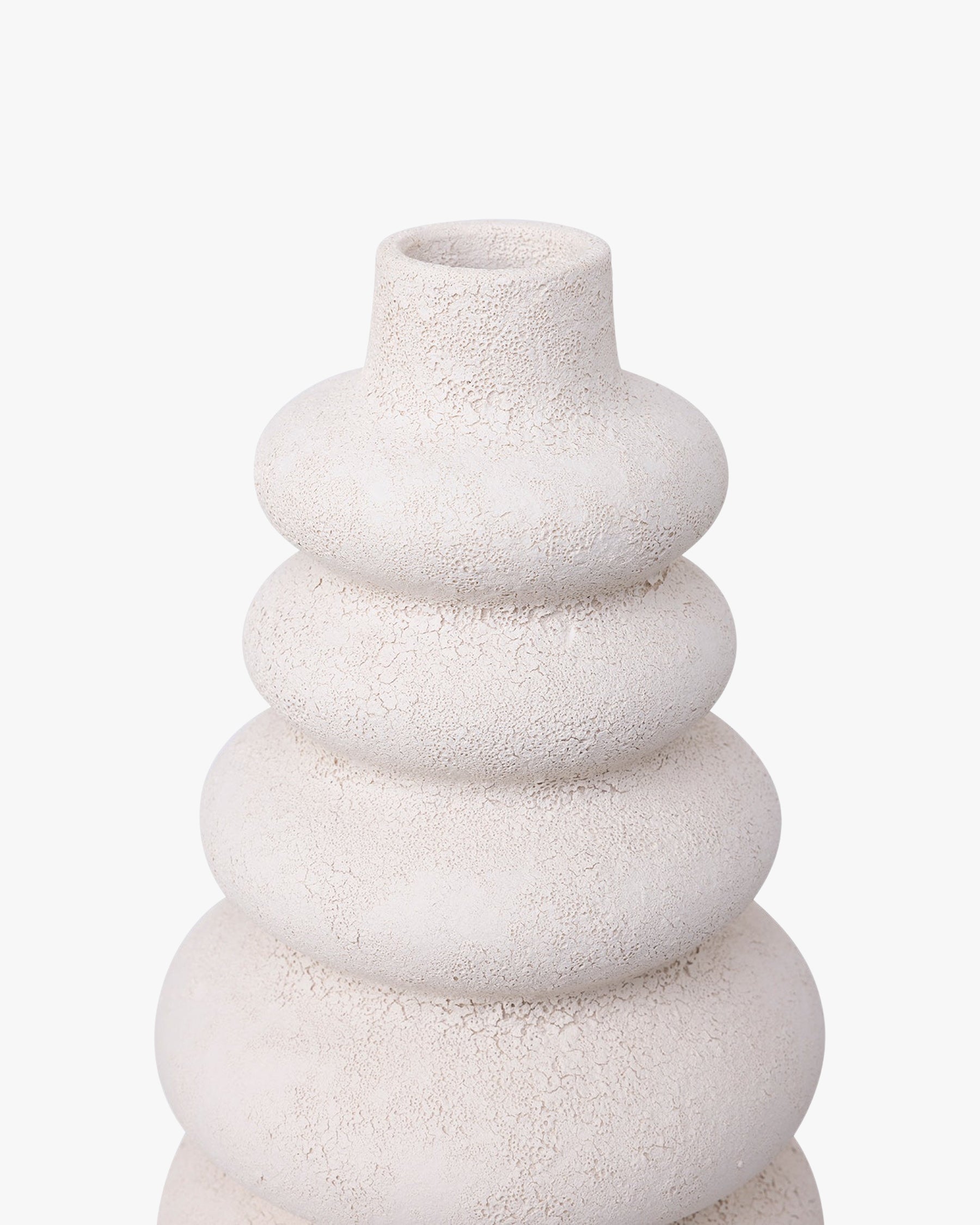 Vase Anar en céramique - Beige