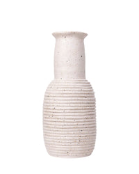 Vase Alzirar en céramique tâchetée - Beige