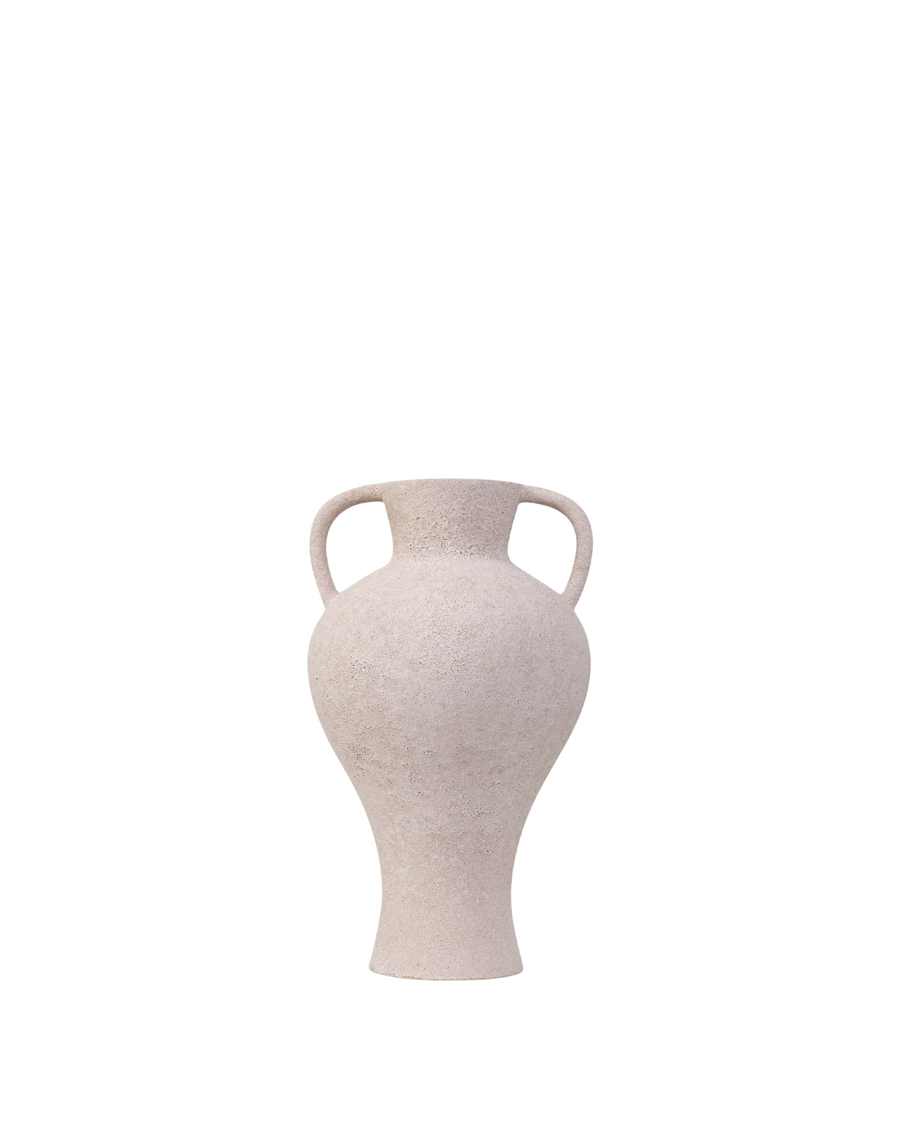 Vase Anabela en céramique - Taupe