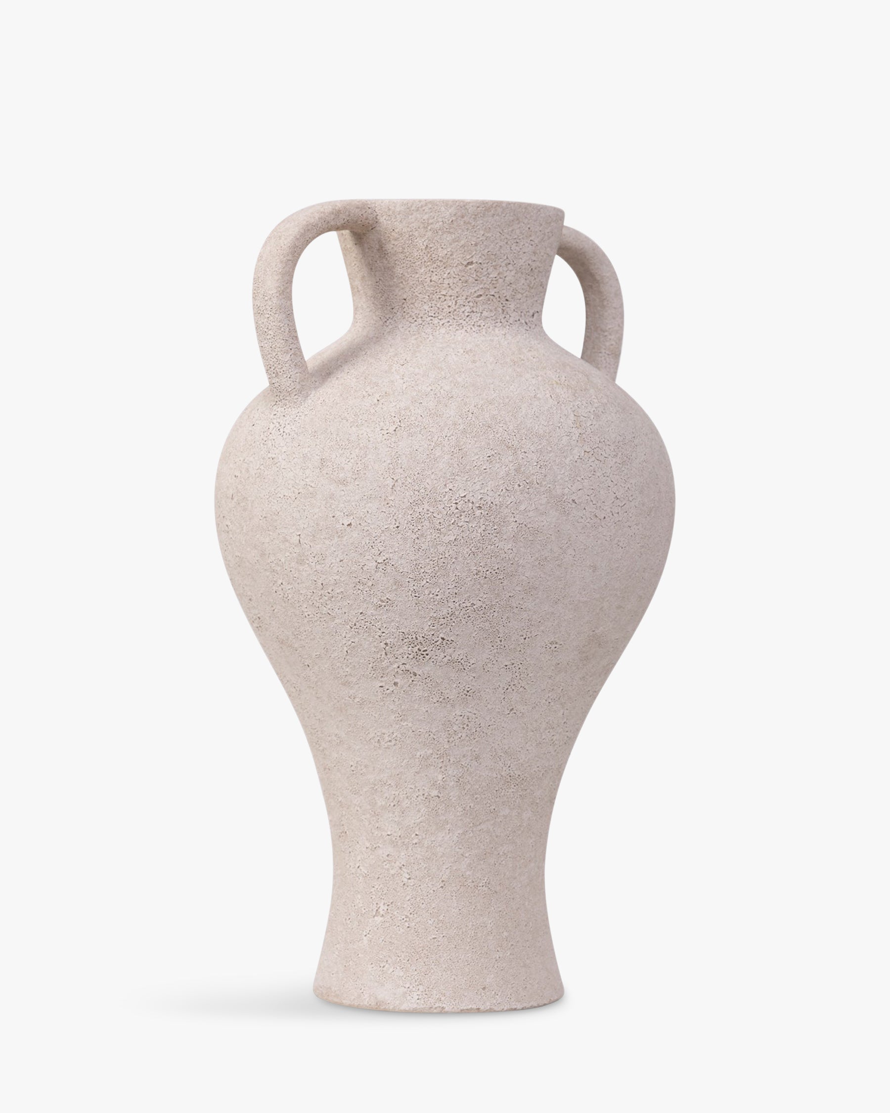 Vase Anabela en céramique - Taupe