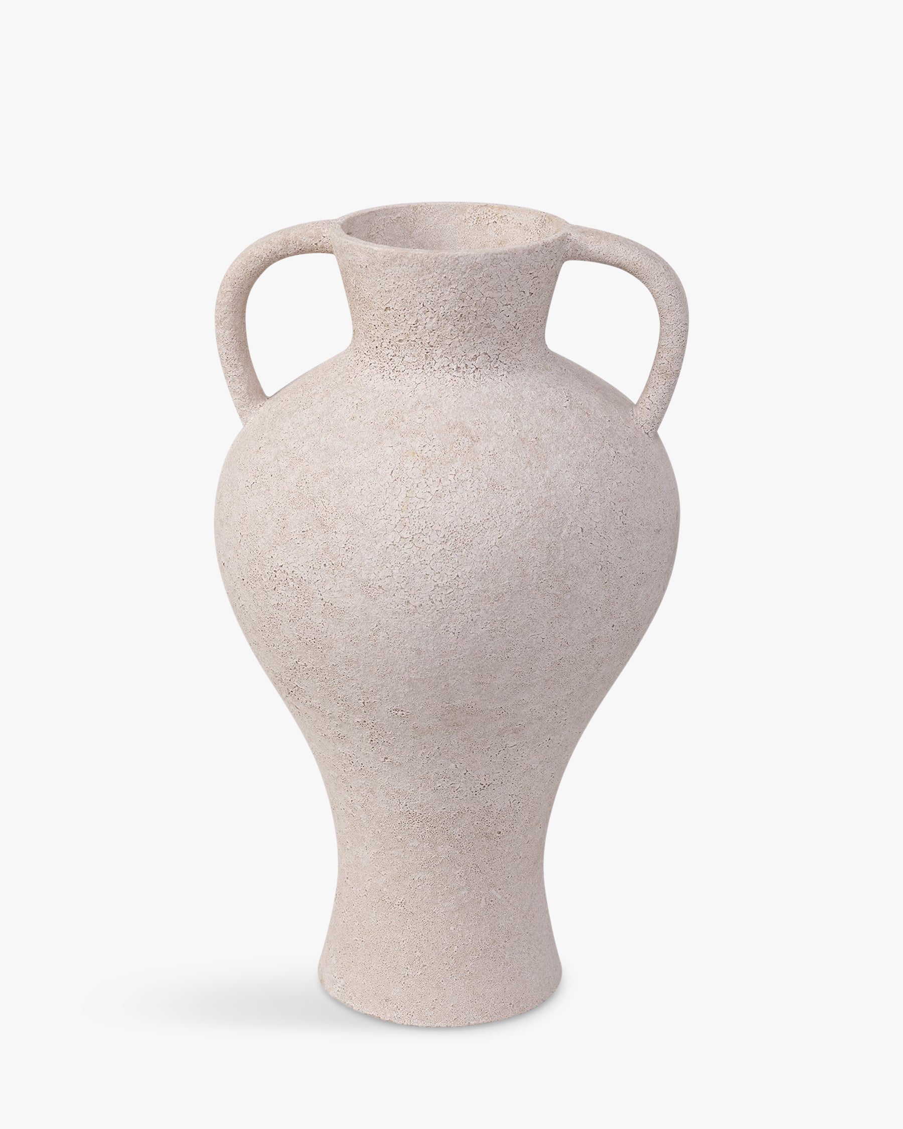 Vase Anabela en céramique - Taupe