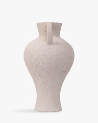 Vase Anabela en céramique - Taupe