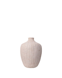 Vase Benedita en céramique - Taupe