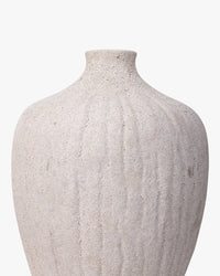 Vase Benedita en céramique - Taupe