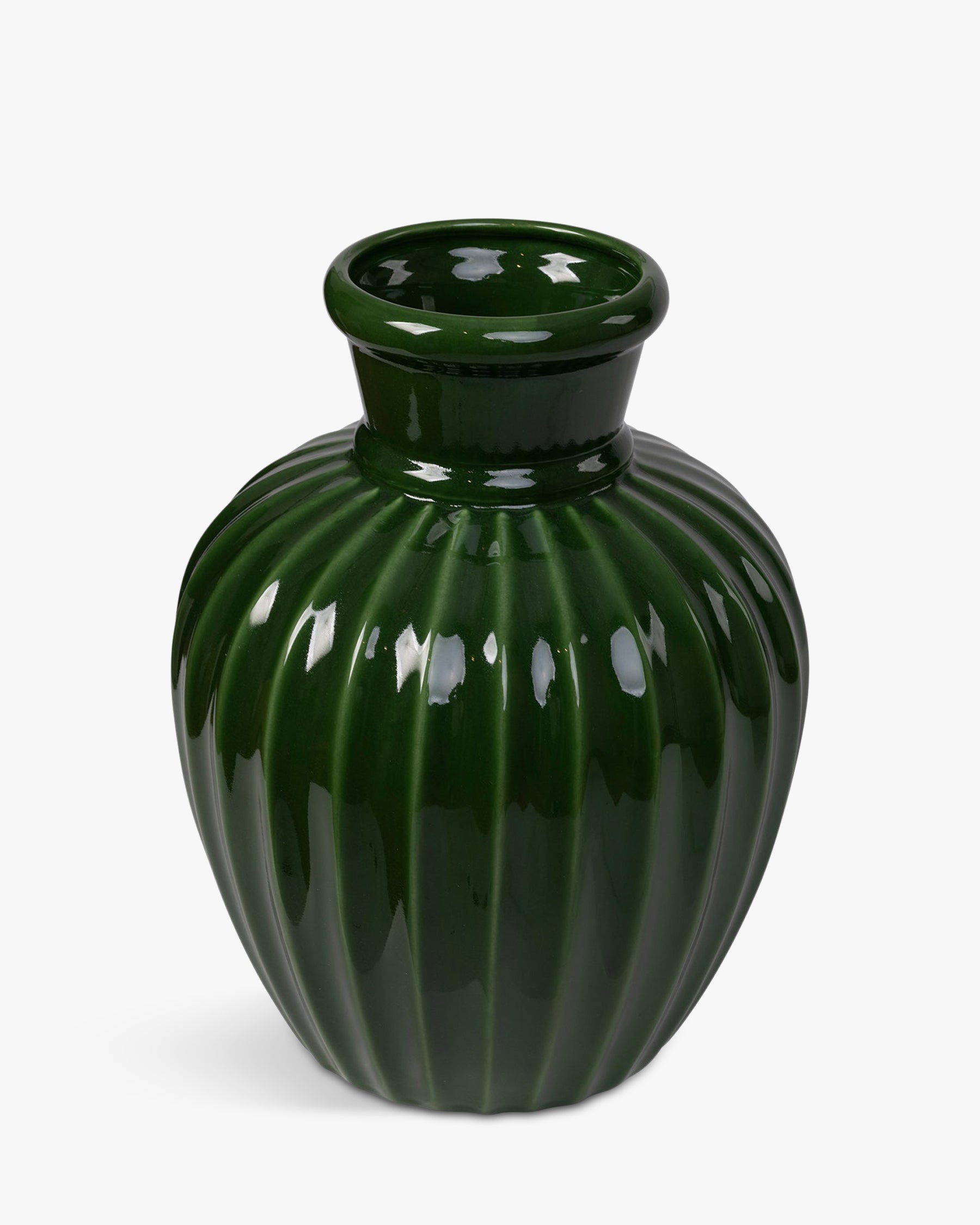 Vase Carla en céramique - Vert