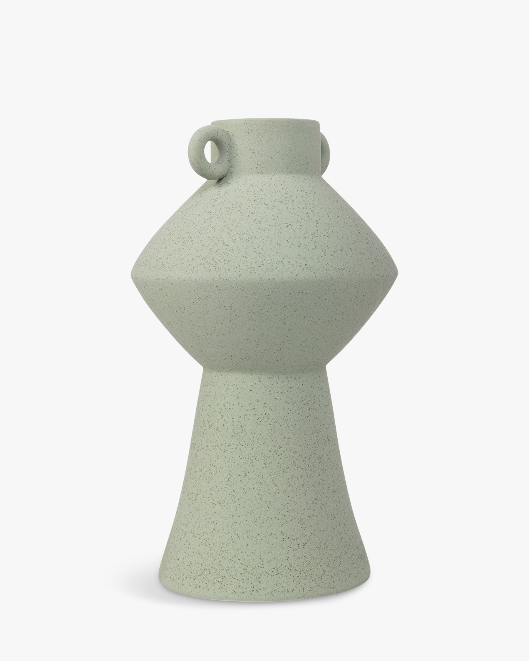 Vase Cristiano en céramique tâcheté - Vert