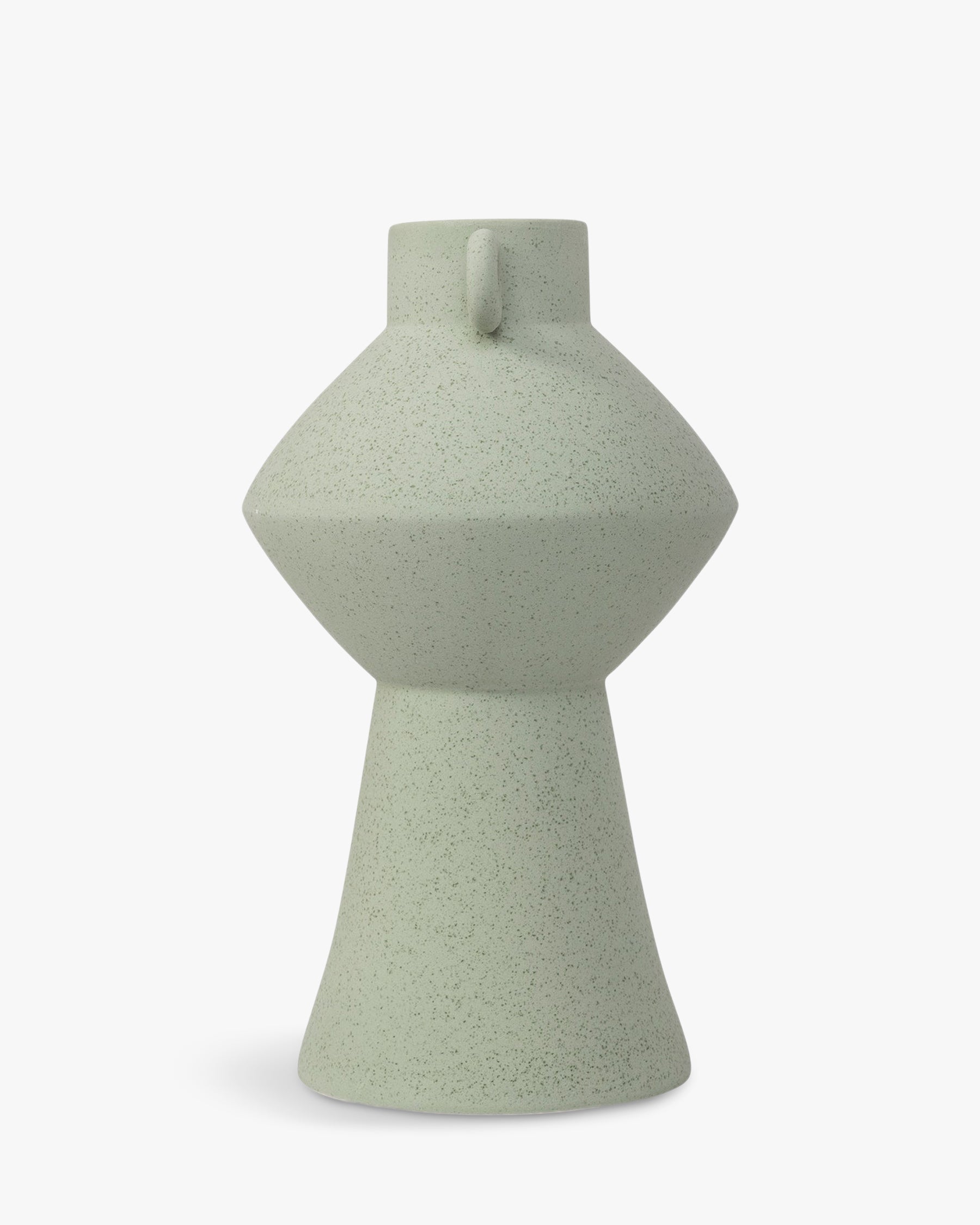 Vase Cristiano en céramique tâcheté - Vert
