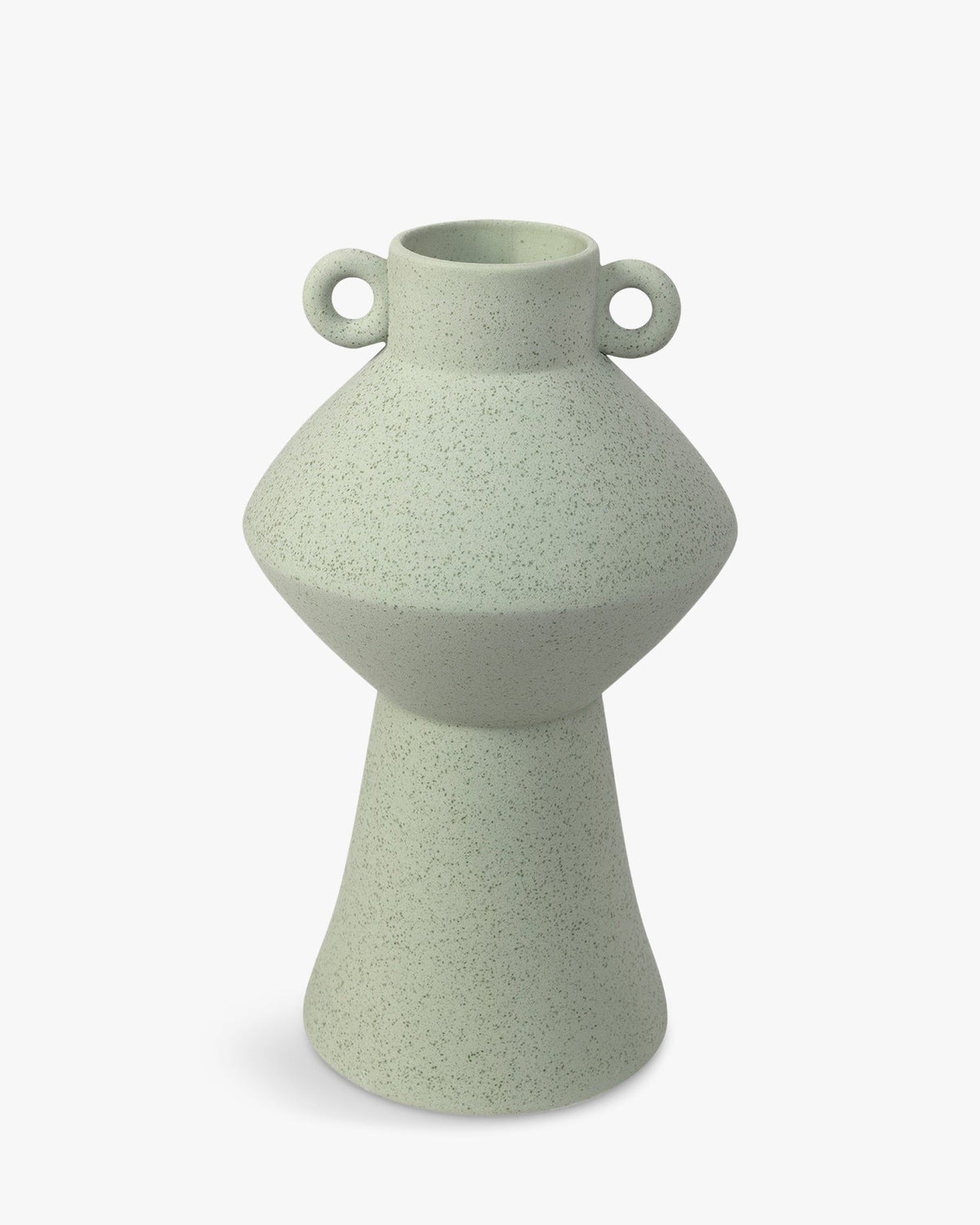 Vase Cristiano en céramique tâcheté - Vert