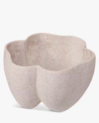 Vase Delia en céramique - Taupe