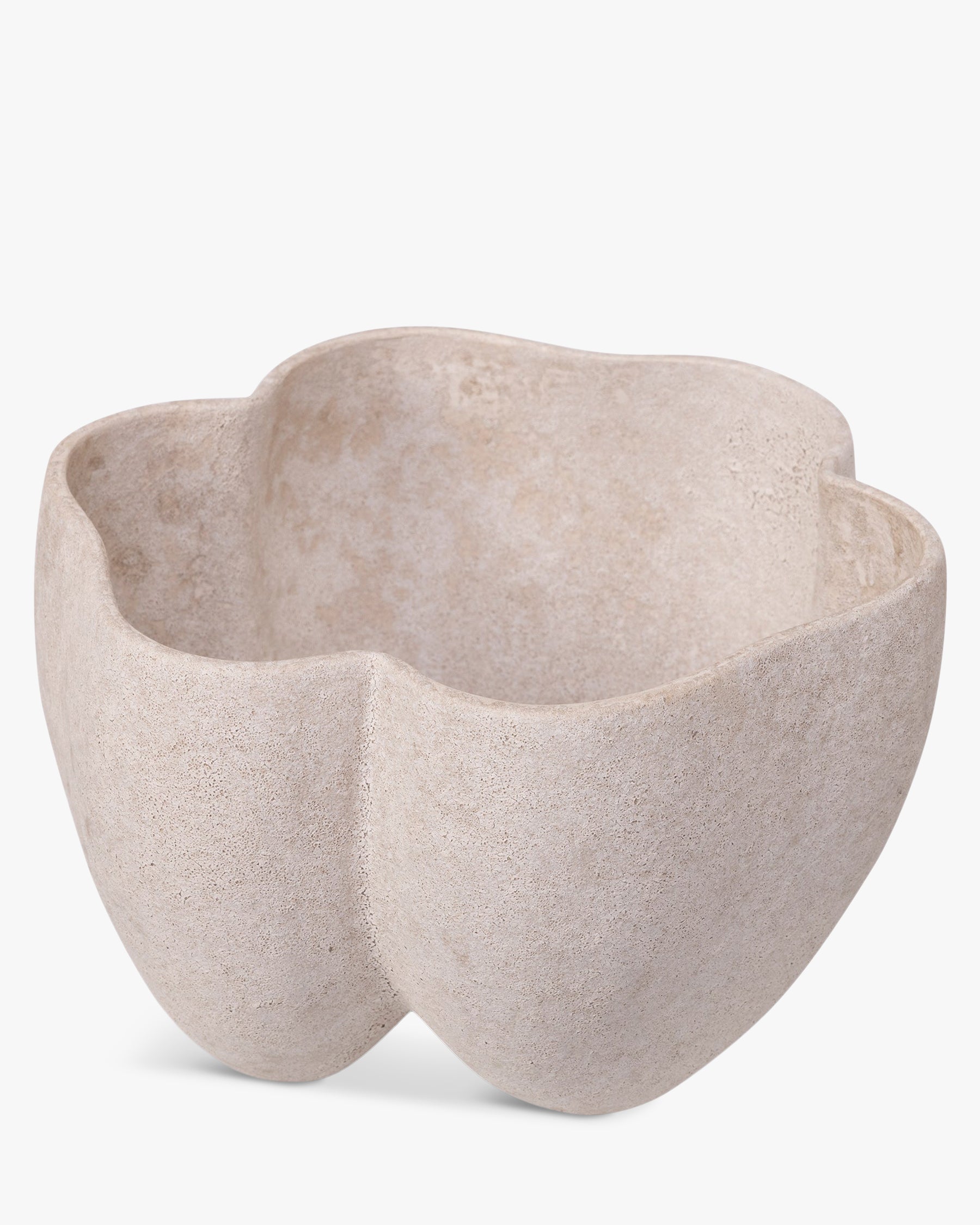 Vase Delia en céramique - Taupe