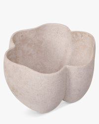 Vase Delia en céramique - Taupe