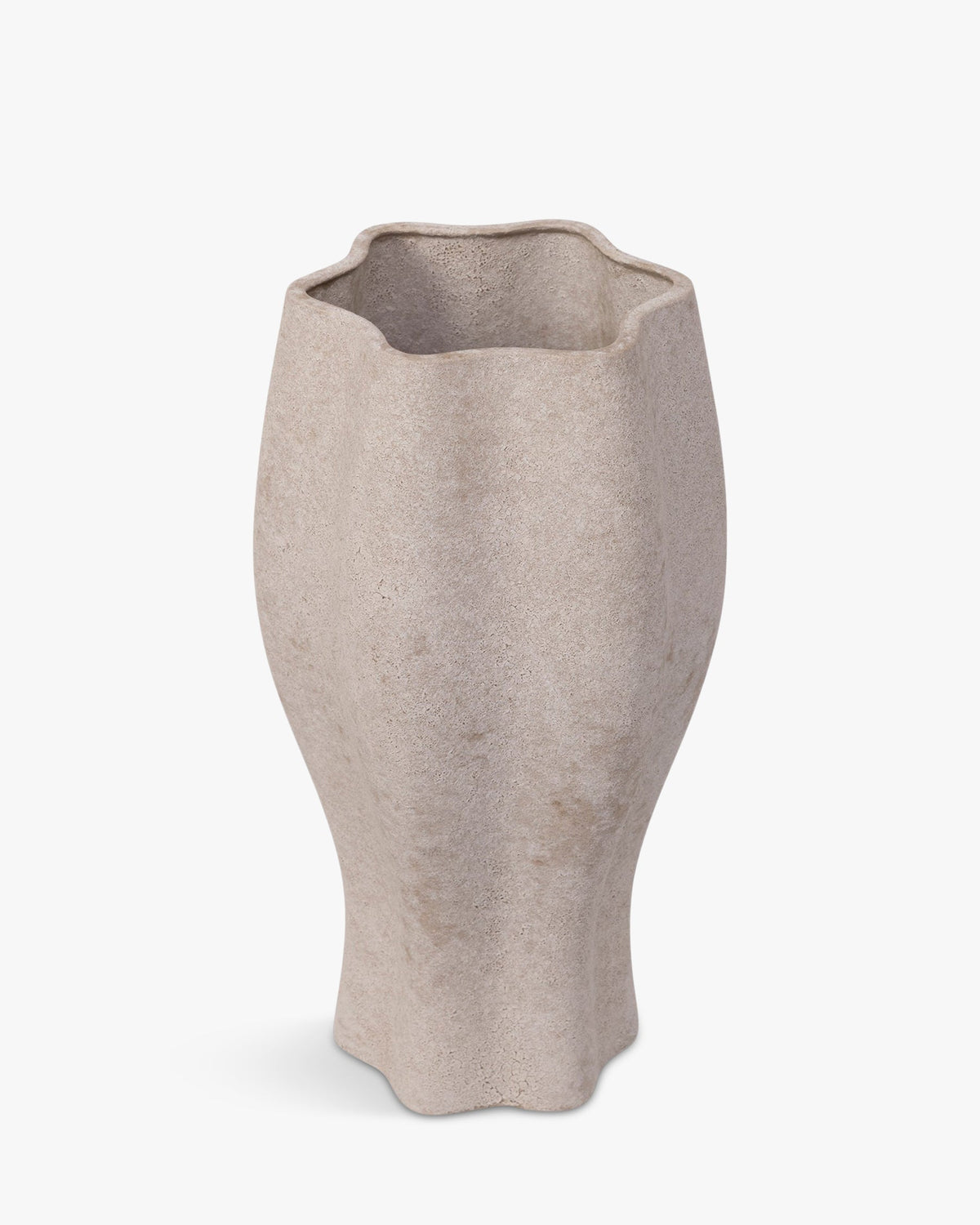 Vase Joanar en céramique - Taupe