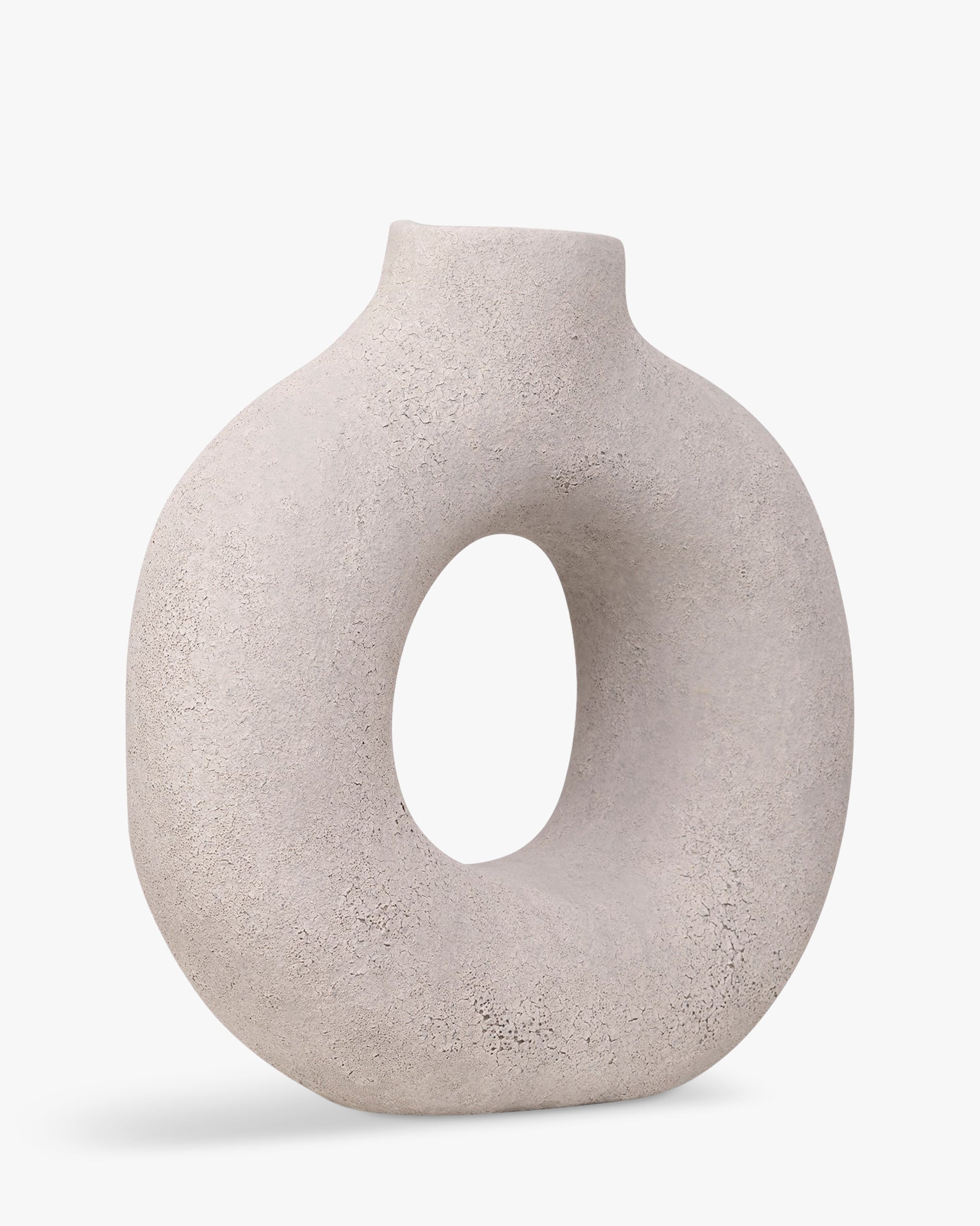 Vase Juliana en céramique - Taupe