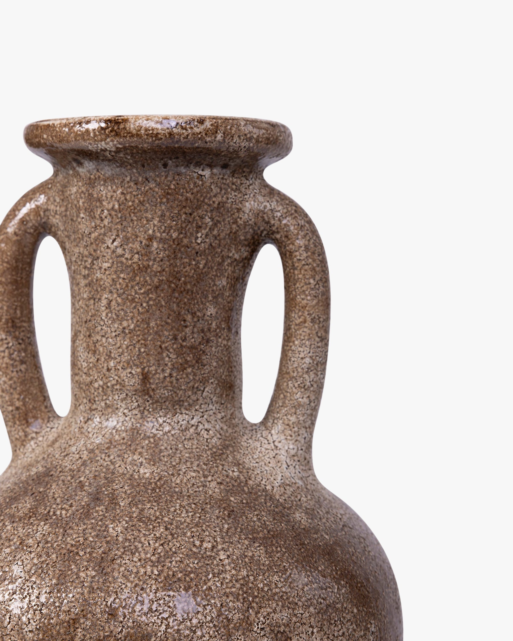 Vase Ritar en céramique - Marron