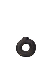 Vase Susanar en céramique - Noir