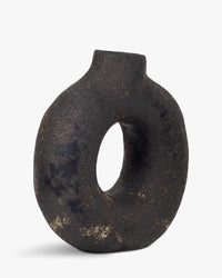 Vase Susanar en céramique - Noir