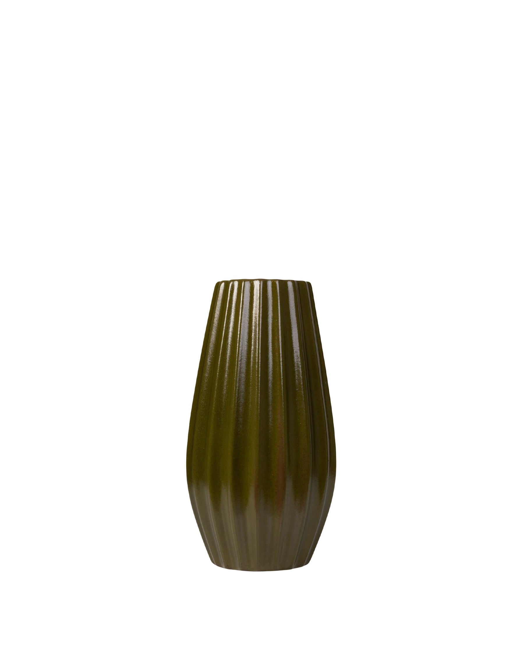 Vase Teresa en céramique - Vert