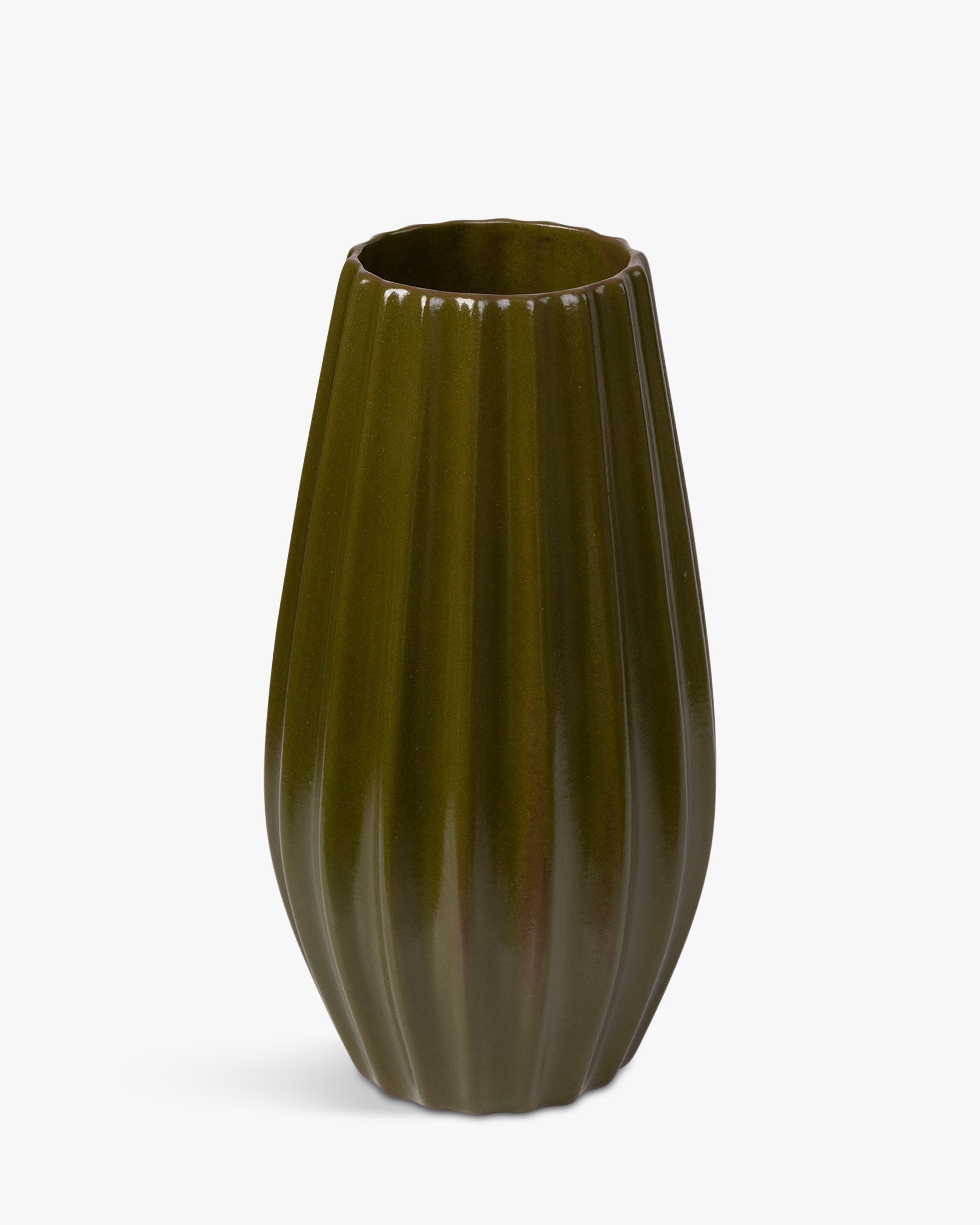 Vase Teresa en céramique - Vert
