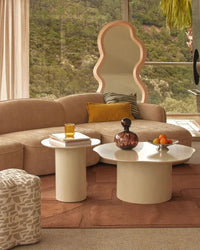 Montana Floor Lamp - Satin Beige