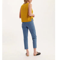 11qty RELIQUAT 50€ 12,5%  / Débardeur Agatha ajouré - Mustard