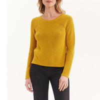15qty RELIQUAT 75€ 7,7%  / Pull ajouré Agathe - Mustard