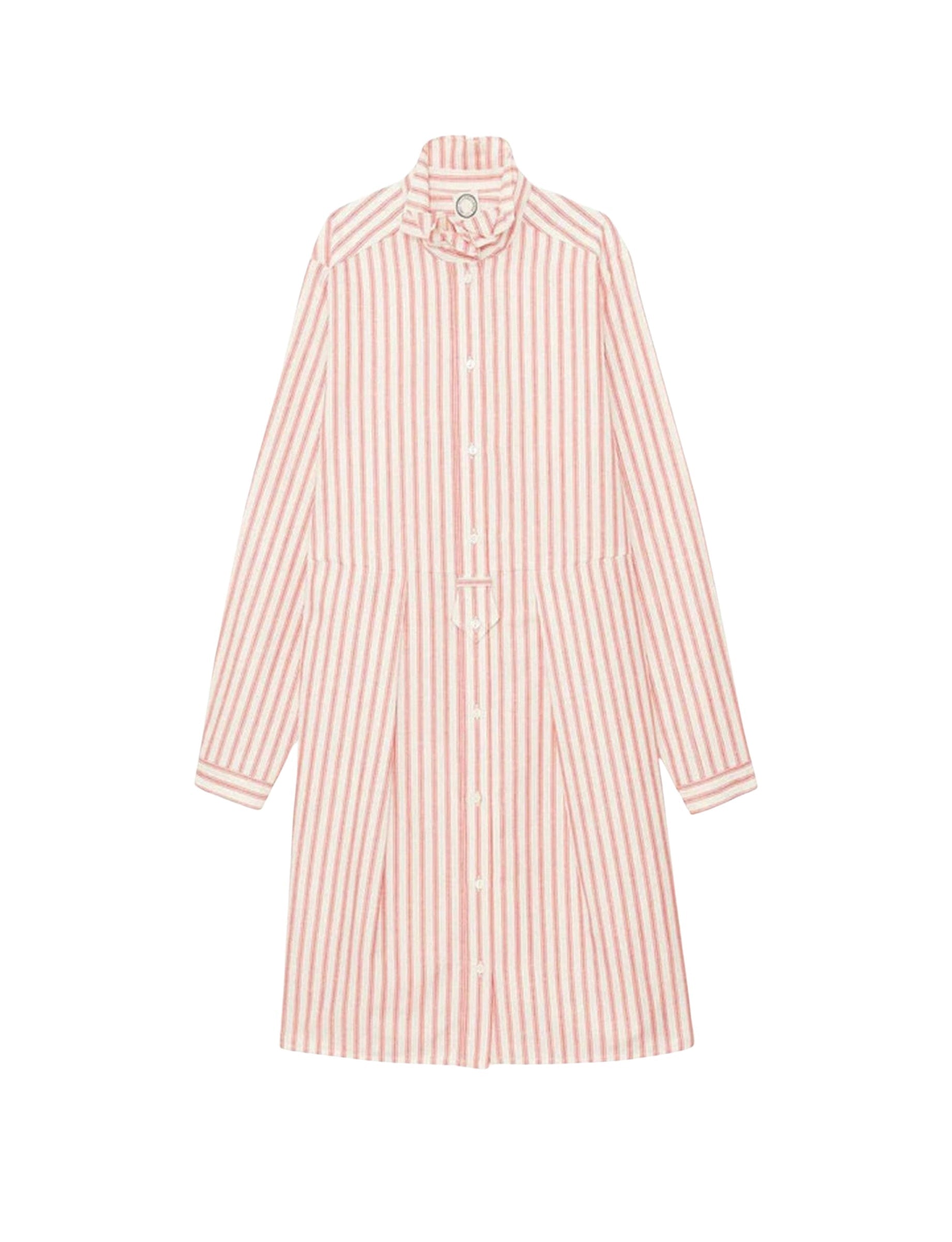 1qty RELIQUAT 90€ 20%  / Robe fluide Monica en lin - Ecru Red