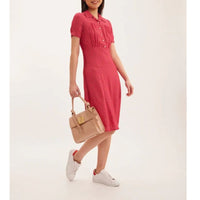 7qty RELIQUAT 90€ 30,8%  / Robe cintrée Angele - Menton Pink