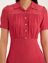 7qty RELIQUAT 90€ 30,8%  / Robe cintrée Angele - Menton Pink