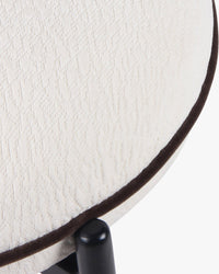 Chaise Arty texturée - Blanc écru