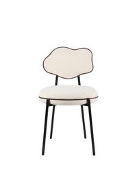 Chaise Arty texturée - Blanc écru