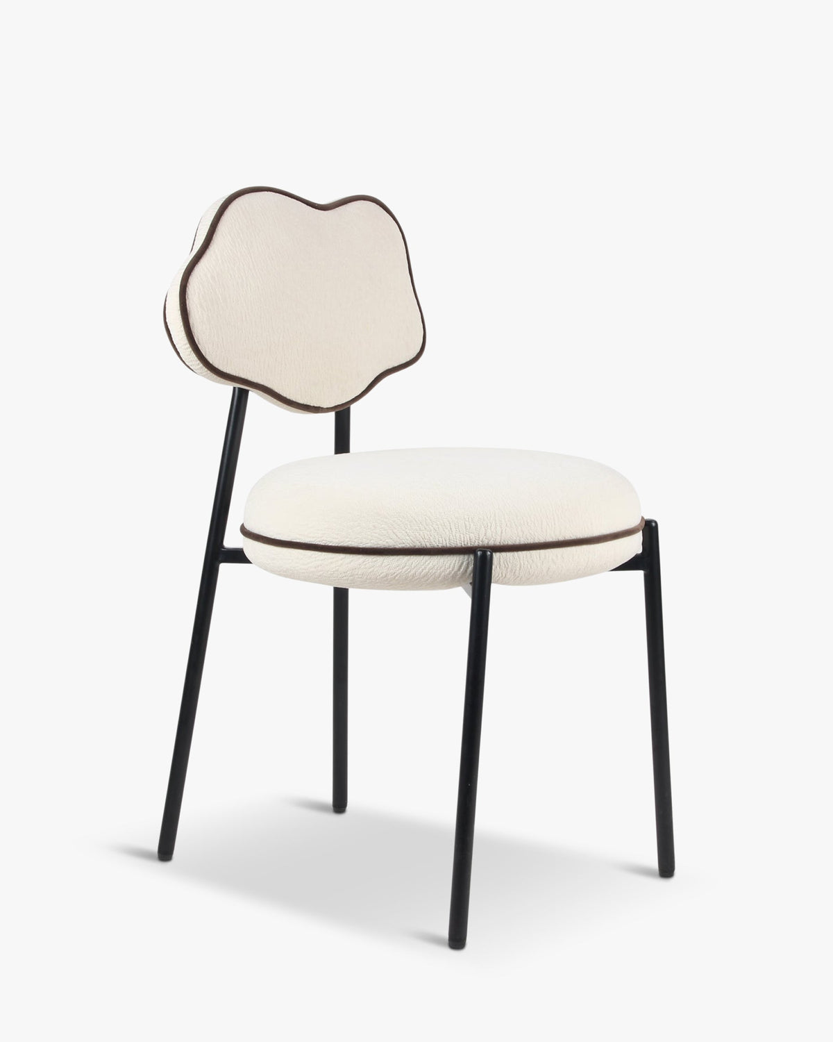 Chaise Arty texturée - Blanc écru