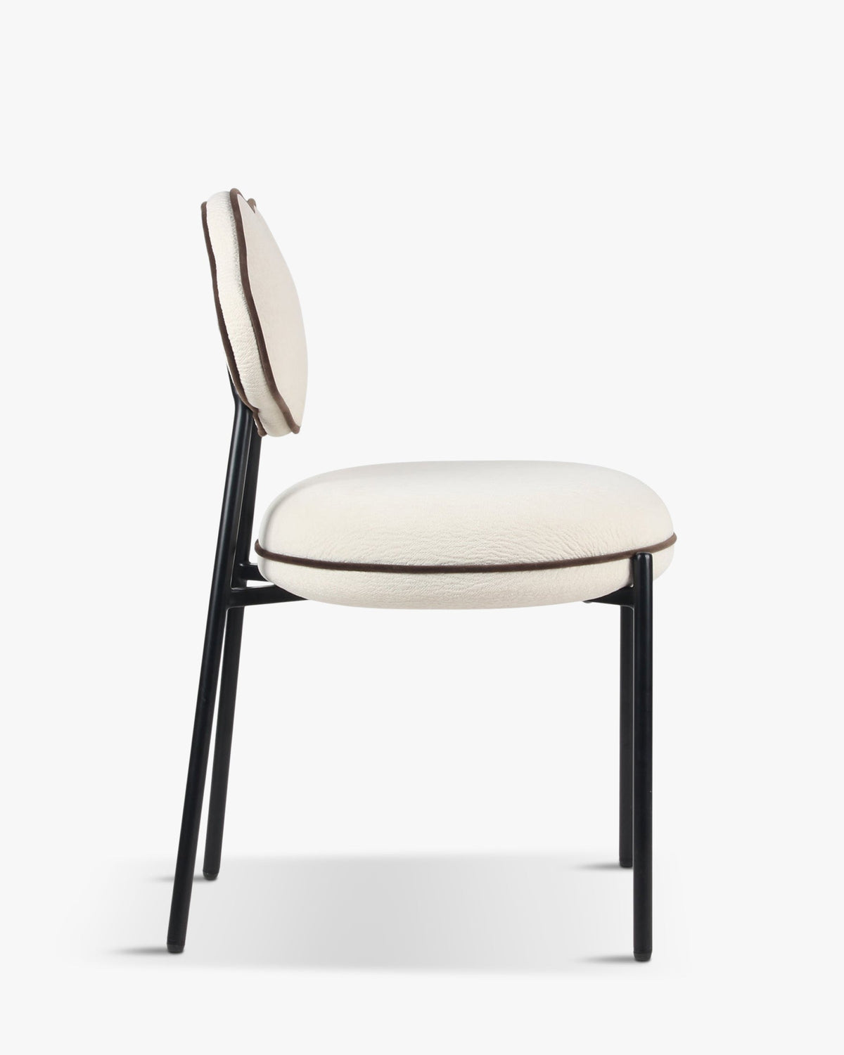 Chaise Arty texturée - Blanc écru