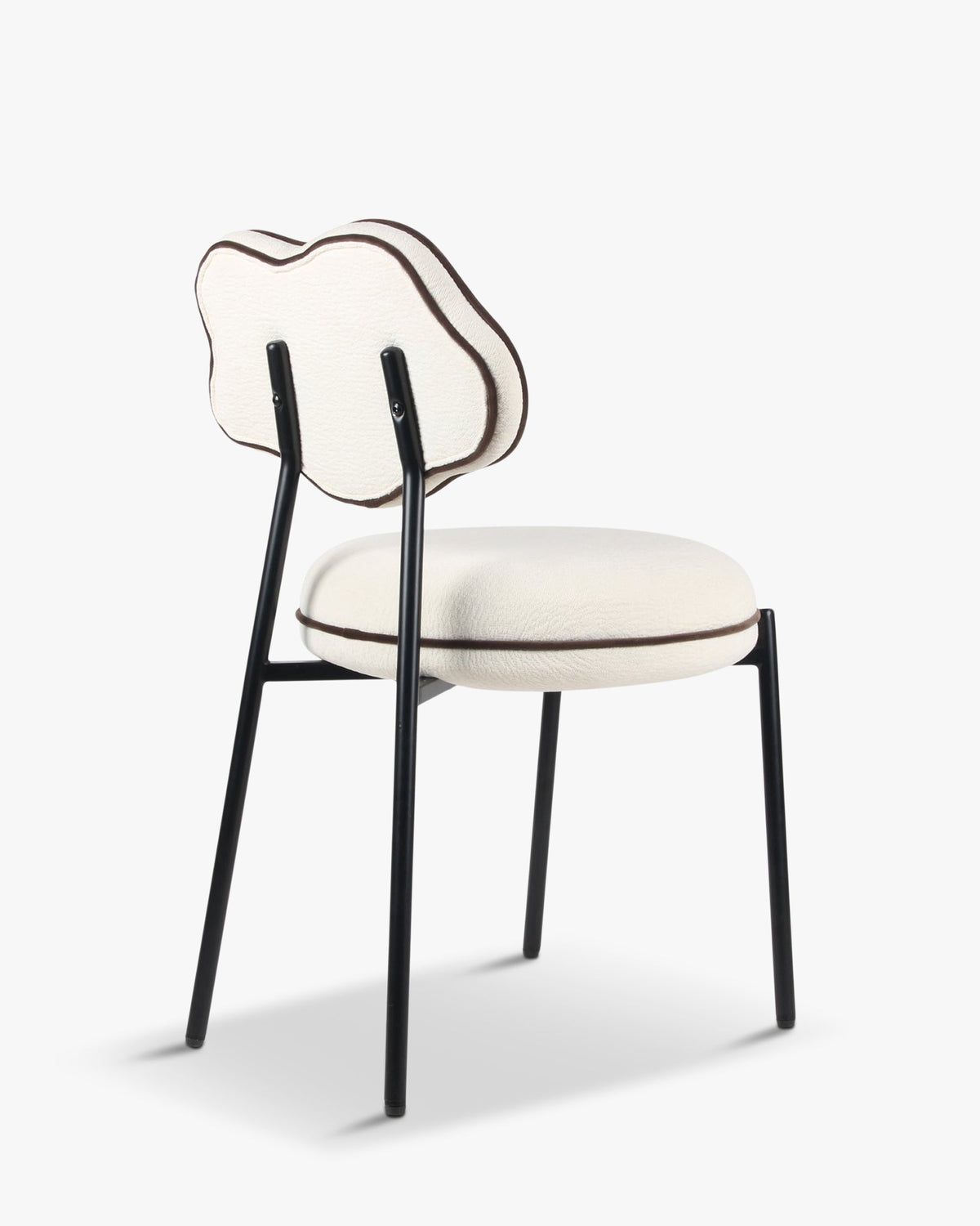 Chaise Arty texturée - Blanc écru