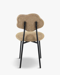 Chaise Arty en tweed - Tweed jaune Miami