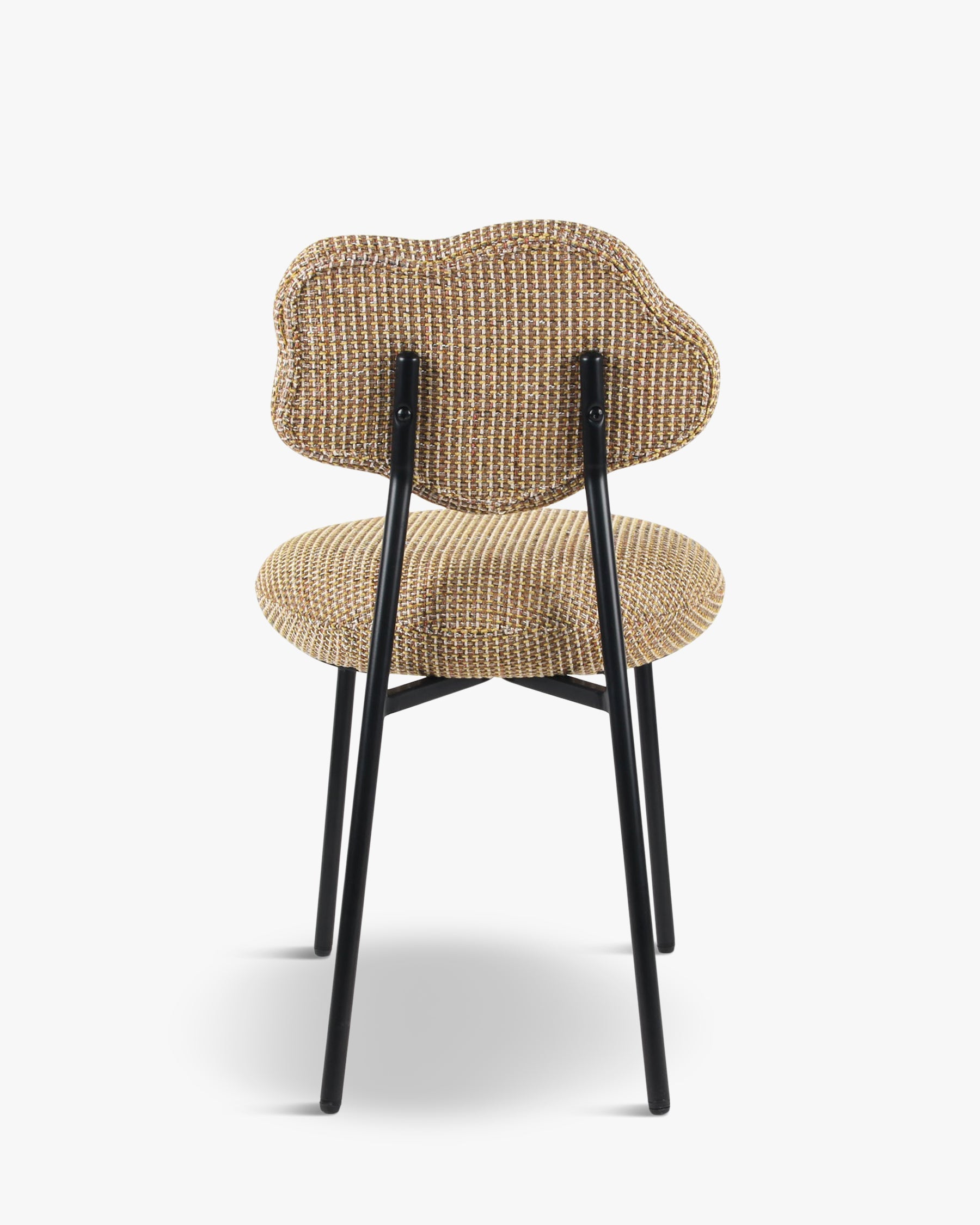 Chaise Arty en tweed - Tweed jaune Miami