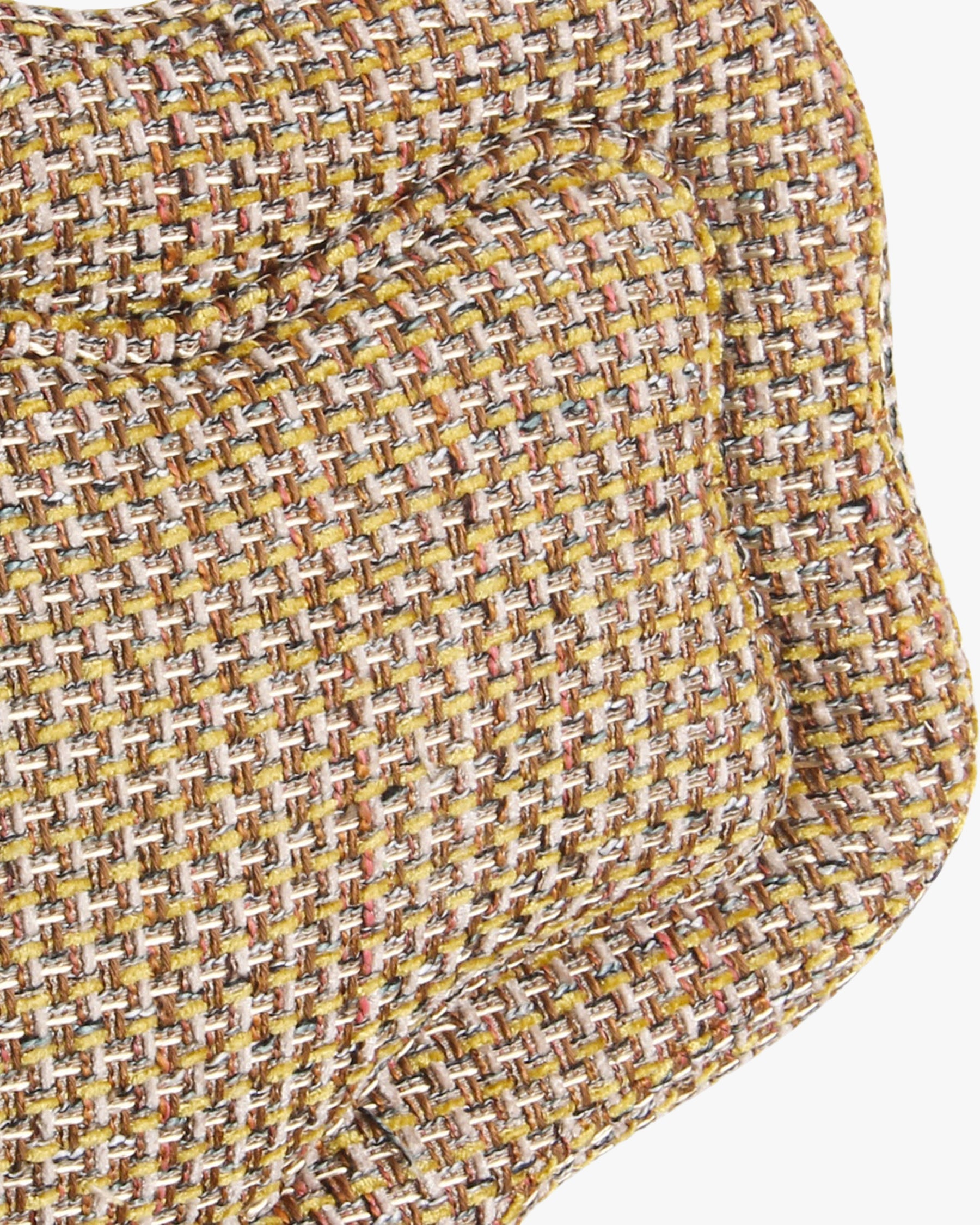 Chaise Arty en tweed - Tweed jaune Miami