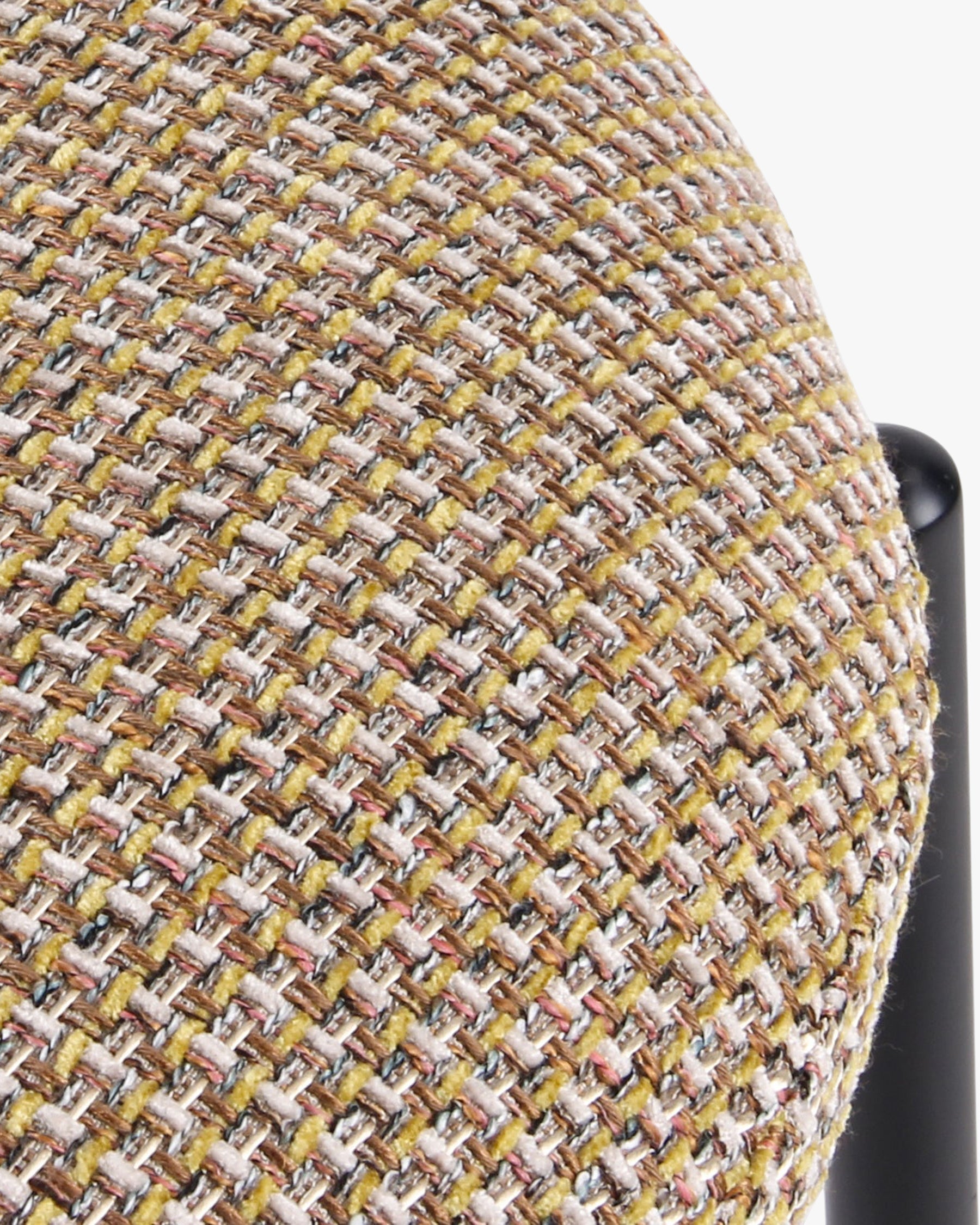 Chaise Arty en tweed - Tweed jaune Miami
