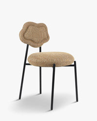 Chaise Arty en tweed - Tweed jaune Miami
