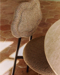 Chaise Arty en tweed - Tweed jaune Miami
