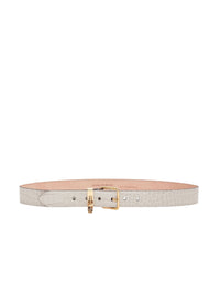 Ceinture avec charm en cuir - Faded Grey