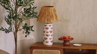 Lampe de table Mara en céramique - Blanc