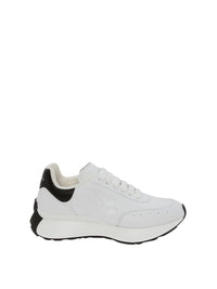 Sneakers à lacets en cuir - White Black