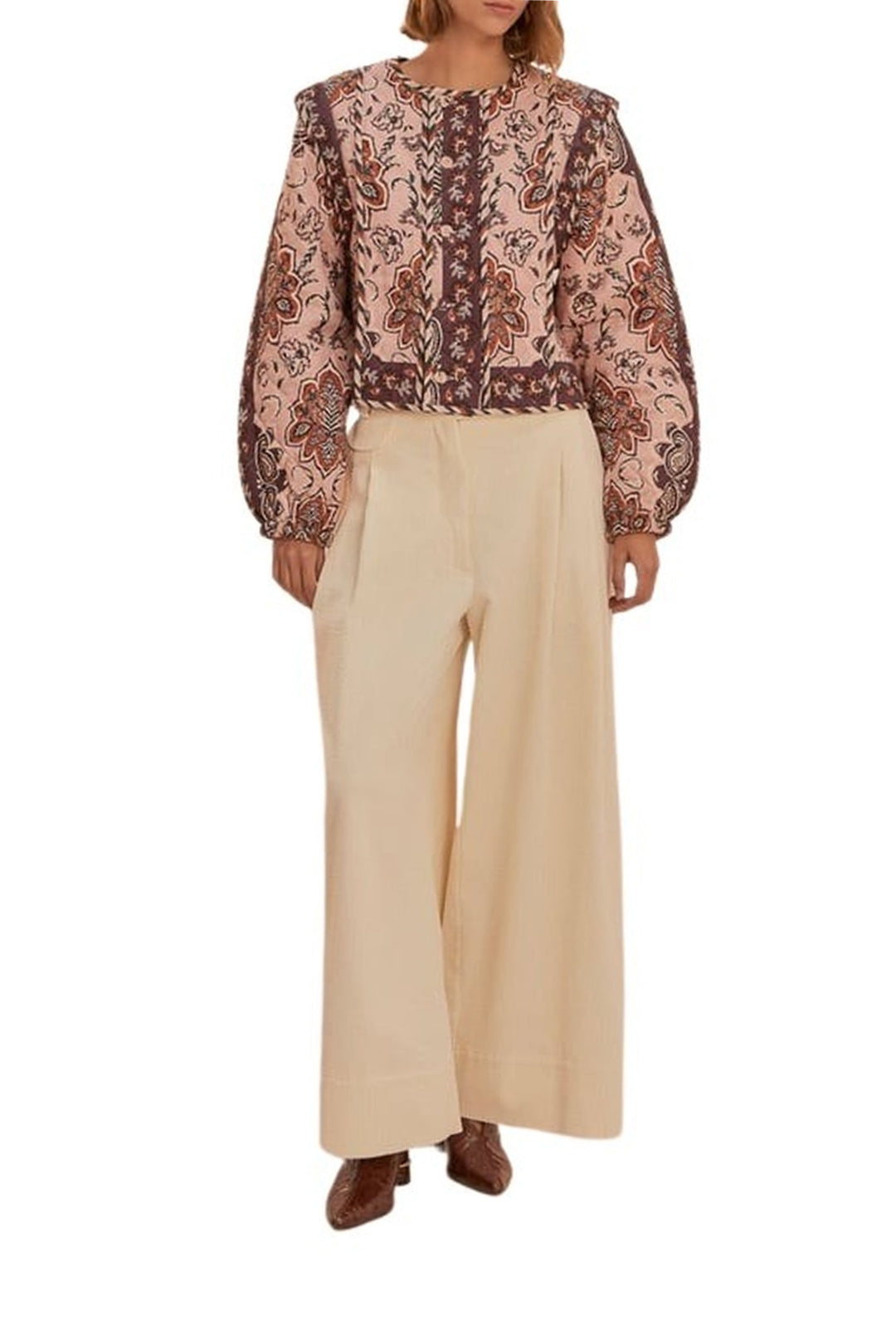 DJV_Glam Tapestry Burgundy Vestes & Manteaux - Glam Tapestry Burgundy