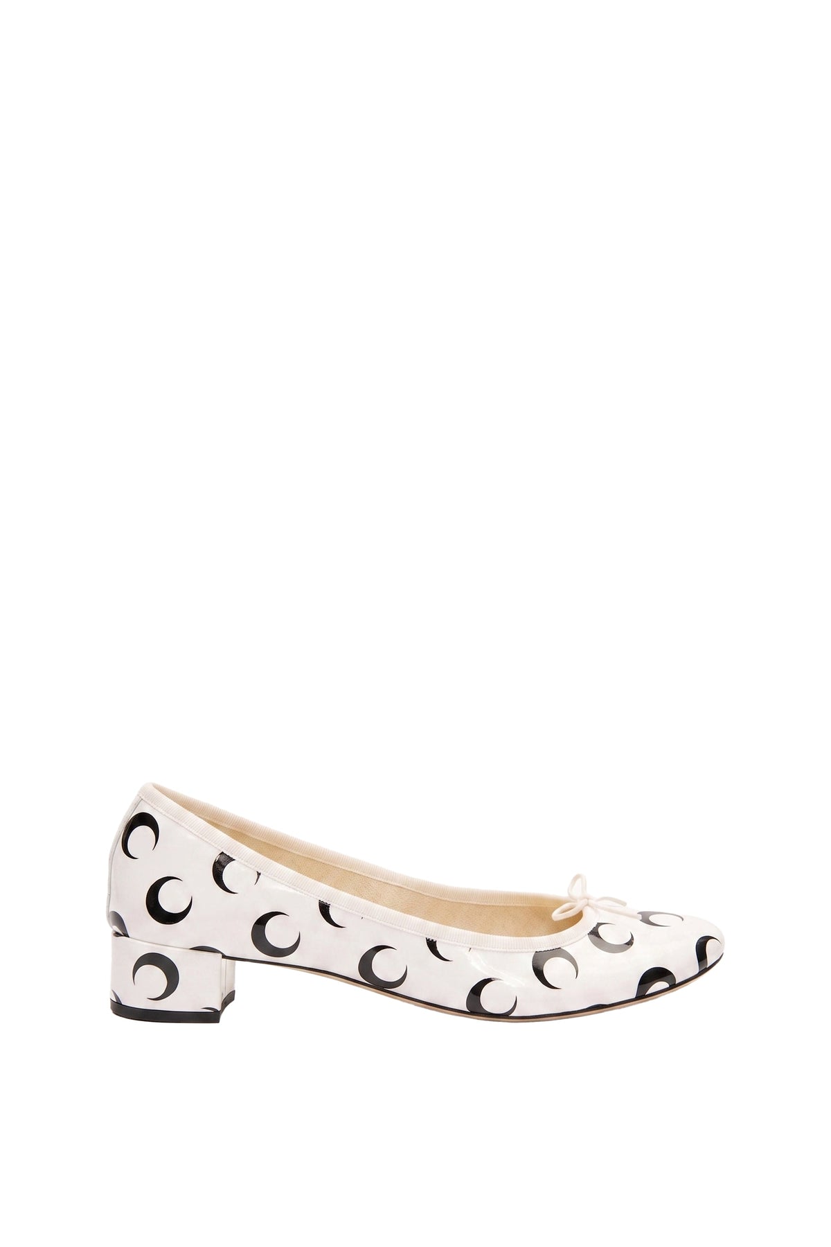 Ballerines à talons Moon en cuir - Optical White