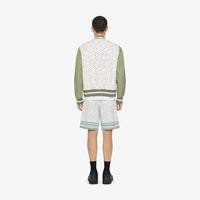 Blouson varsity Givenchy 1952 en cuir - Almond Green