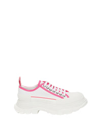 Sneakers montantes à lacets - Pink