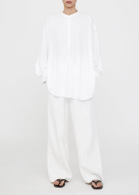 Chemisier long fluide - White