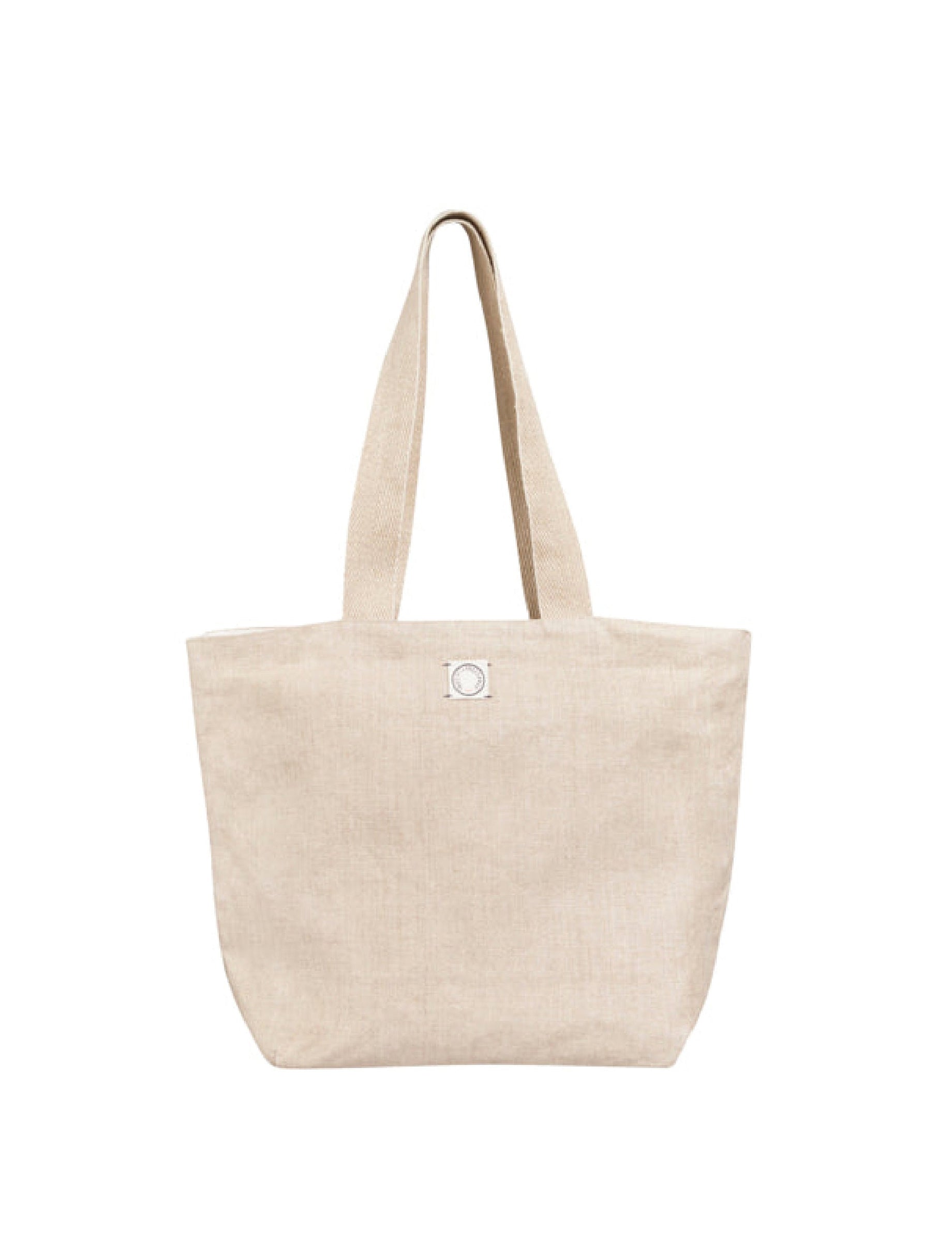 2qty NEW  / Sac cabas Lila en lin -  Ecru